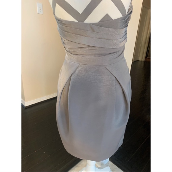 BCBGeneration strapless dress- Gray - Picture 4 of 5